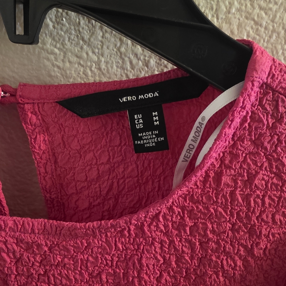 Vero Moda Fuchsia Textured Blouse